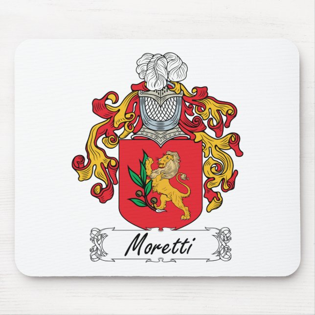 Alfombrilla De Ratón Escudo de la familia de Moretti (Frente)