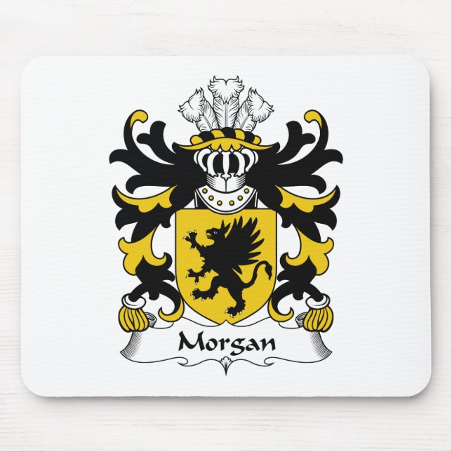 Alfombrilla De Ratón Escudo de la familia de Morgan (Frente)