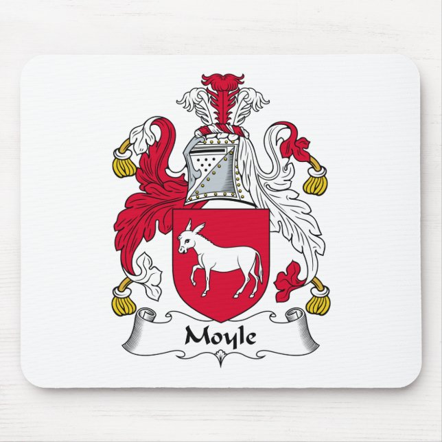 Alfombrilla De Ratón Escudo de la familia de Moyle (Frente)