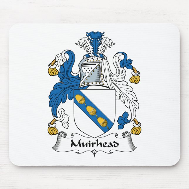 Alfombrilla De Ratón Escudo de la familia de Muirhead (Frente)