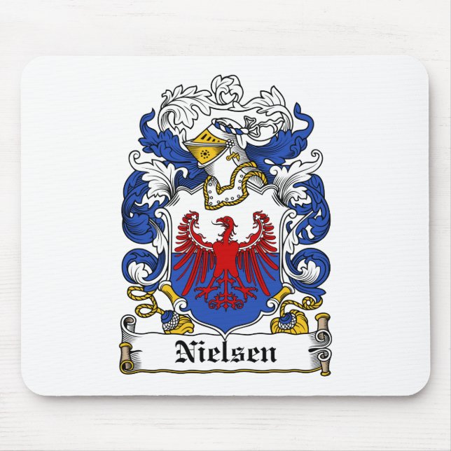 Alfombrilla De Ratón Escudo de la familia de Nielsen (Frente)