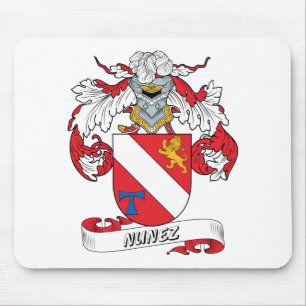 Alfombrilla De Ratón Escudo de la familia de Núñez