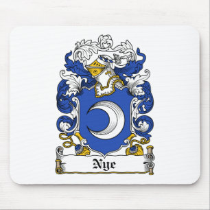 Alfombrilla De Ratón Escudo de la familia de Nye