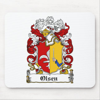 Alfombrilla De Ratón Escudo de la familia de Olsen