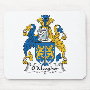 Alfombrilla De Ratón Escudo de la familia de O'Meagher