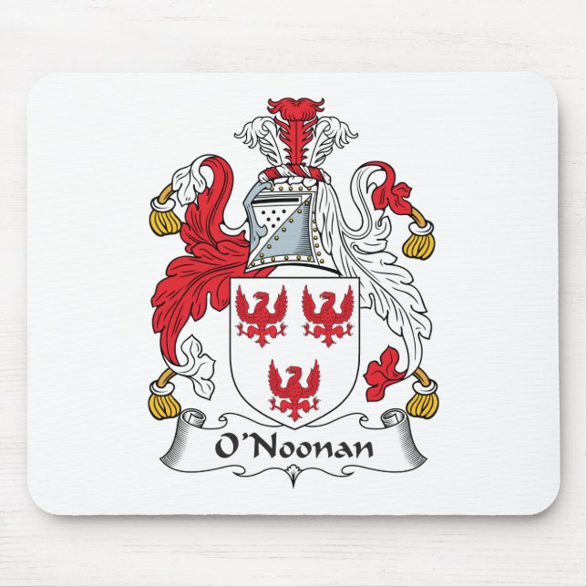 Alfombrilla De Ratón Escudo de la familia de O'Noonan (Frente)