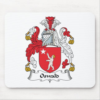 Alfombrilla De Ratón Escudo de la familia de Oswald