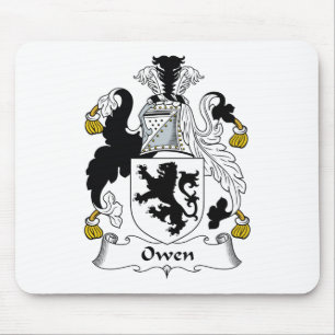 Alfombrilla De Ratón Escudo de la familia de Owen