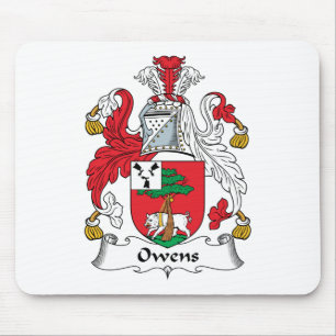 Alfombrilla De Ratón Escudo de la familia de Owens