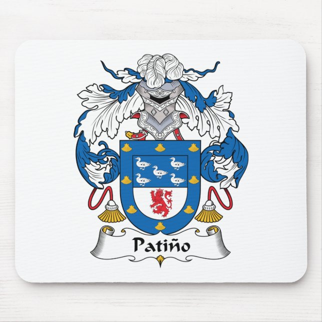 Alfombrilla De Ratón Escudo de la familia de Patino (Frente)