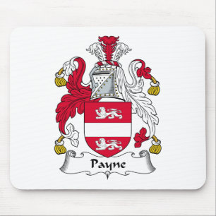 Alfombrilla De Ratón Escudo de la familia de Payne