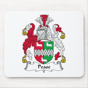 Alfombrilla De Ratón Escudo de la familia de Pease