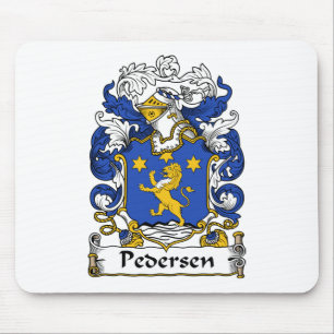 Alfombrilla De Ratón Escudo de la familia de Pedersen