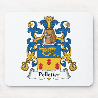 Alfombrilla De Ratón Escudo de la familia de Pelletier