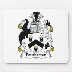 Alfombrilla De Ratón Escudo de la familia de Pemberton