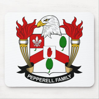 Alfombrilla De Ratón Escudo de la familia de Pepperell