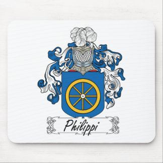 Alfombrilla De Ratón Escudo de la familia de Philippi