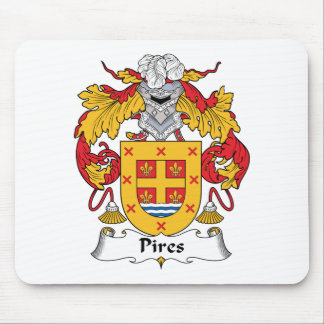 Alfombrilla De Ratón Escudo de la familia de Pires
