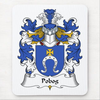 Alfombrilla De Ratón Escudo de la familia de Pobog