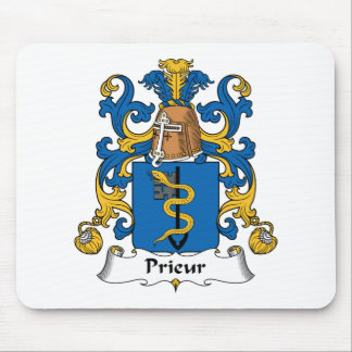 Alfombrilla De Ratón Escudo de la familia de Prieur