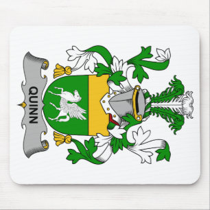 Alfombrilla De Ratón Escudo de la familia de Quinn