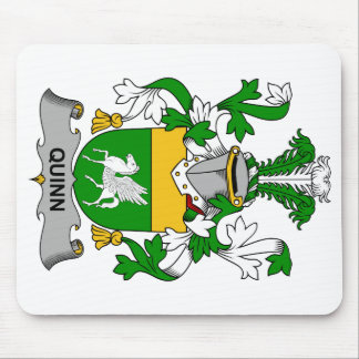 Alfombrilla De Ratón Escudo de la familia de Quinn