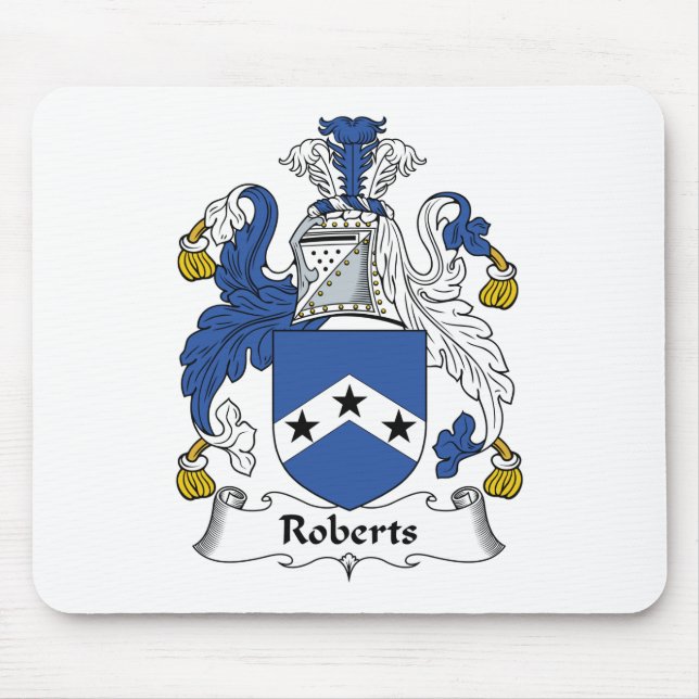 Alfombrilla De Ratón Escudo de la familia de Roberts (Frente)