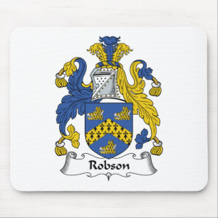 Alfombrilla De Ratón Escudo de la familia de Robson