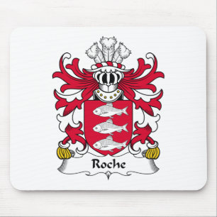Alfombrilla De Ratón Escudo de la familia de Roche