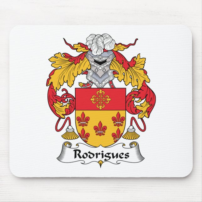 Alfombrilla De Ratón Escudo de la familia de Rodrigues (Frente)