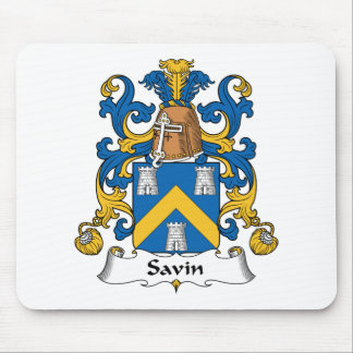 Alfombrilla De Ratón Escudo de la familia de Savin