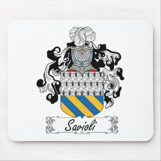 Alfombrilla De Ratón Escudo de la familia de Savioli