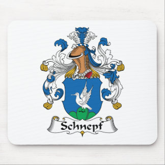 Alfombrilla De Ratón Escudo de la familia de Schnepf