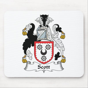 Alfombrilla De Ratón Escudo de la familia de Scott