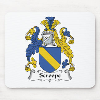 Alfombrilla De Ratón Escudo de la familia de Scroope