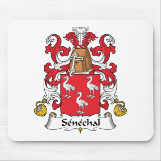 Alfombrilla De Ratón Escudo de la familia de Senechal