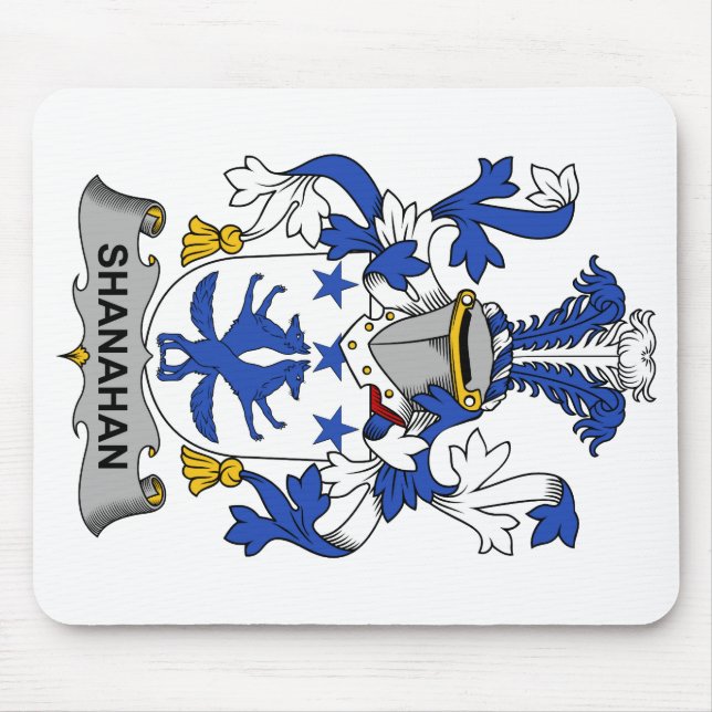 Alfombrilla De Ratón Escudo de la familia de Shanahan (Frente)
