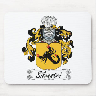 Alfombrilla De Ratón Escudo de la familia de Silvestri