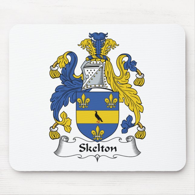 Alfombrilla De Ratón Escudo de la familia de Skelton (Frente)