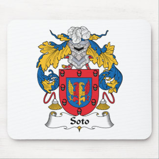 Alfombrilla De Ratón Escudo de la familia de Soto
