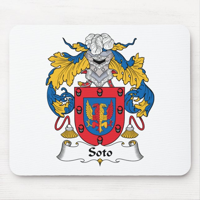 Alfombrilla De Ratón Escudo de la familia de Soto (Frente)