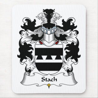 Alfombrilla De Ratón Escudo de la familia de Stach
