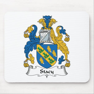 Alfombrilla De Ratón Escudo de la familia de Stacy