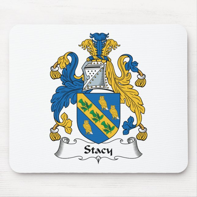 Alfombrilla De Ratón Escudo de la familia de Stacy (Frente)