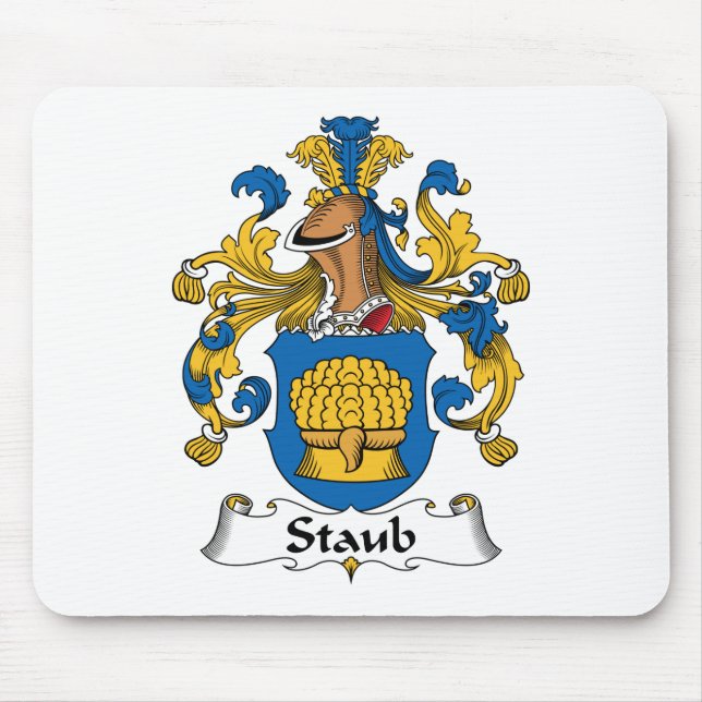 Alfombrilla De Ratón Escudo de la familia de Staub (Frente)