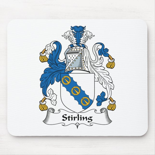 Alfombrilla De Ratón Escudo de la familia de Stirling (Frente)