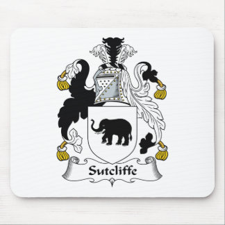 Alfombrilla De Ratón Escudo de la familia de Sutcliffe