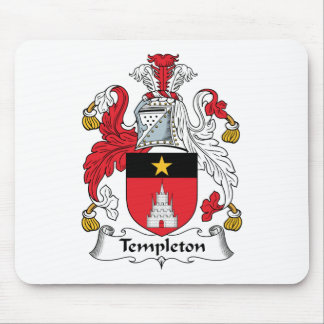 Alfombrilla De Ratón Escudo de la familia de Templeton