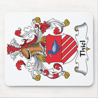 Alfombrilla De Ratón Escudo de la familia de Thiel