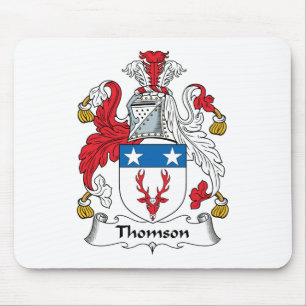 Alfombrilla De Ratón Escudo de la familia de Thomson